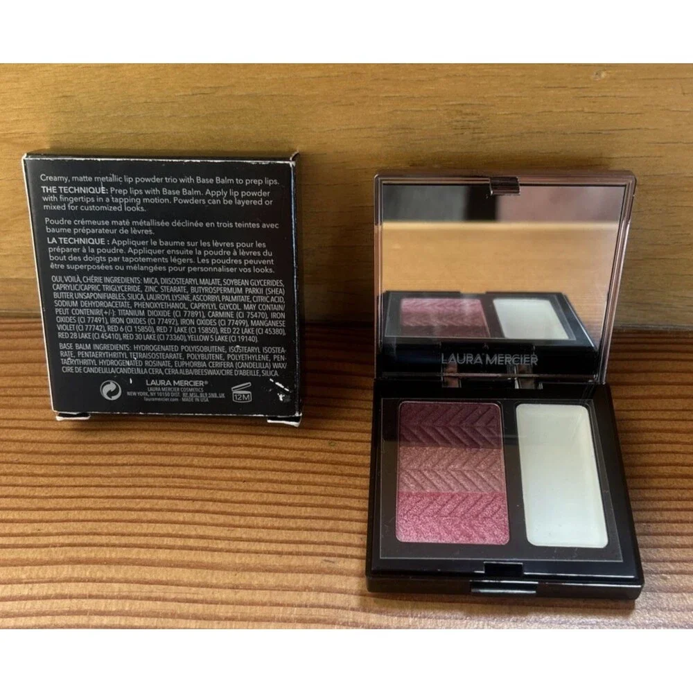 Laura Mercier Velour Lip Powder Collection- Paris Lip Powder/Base Balm 14oz/4g